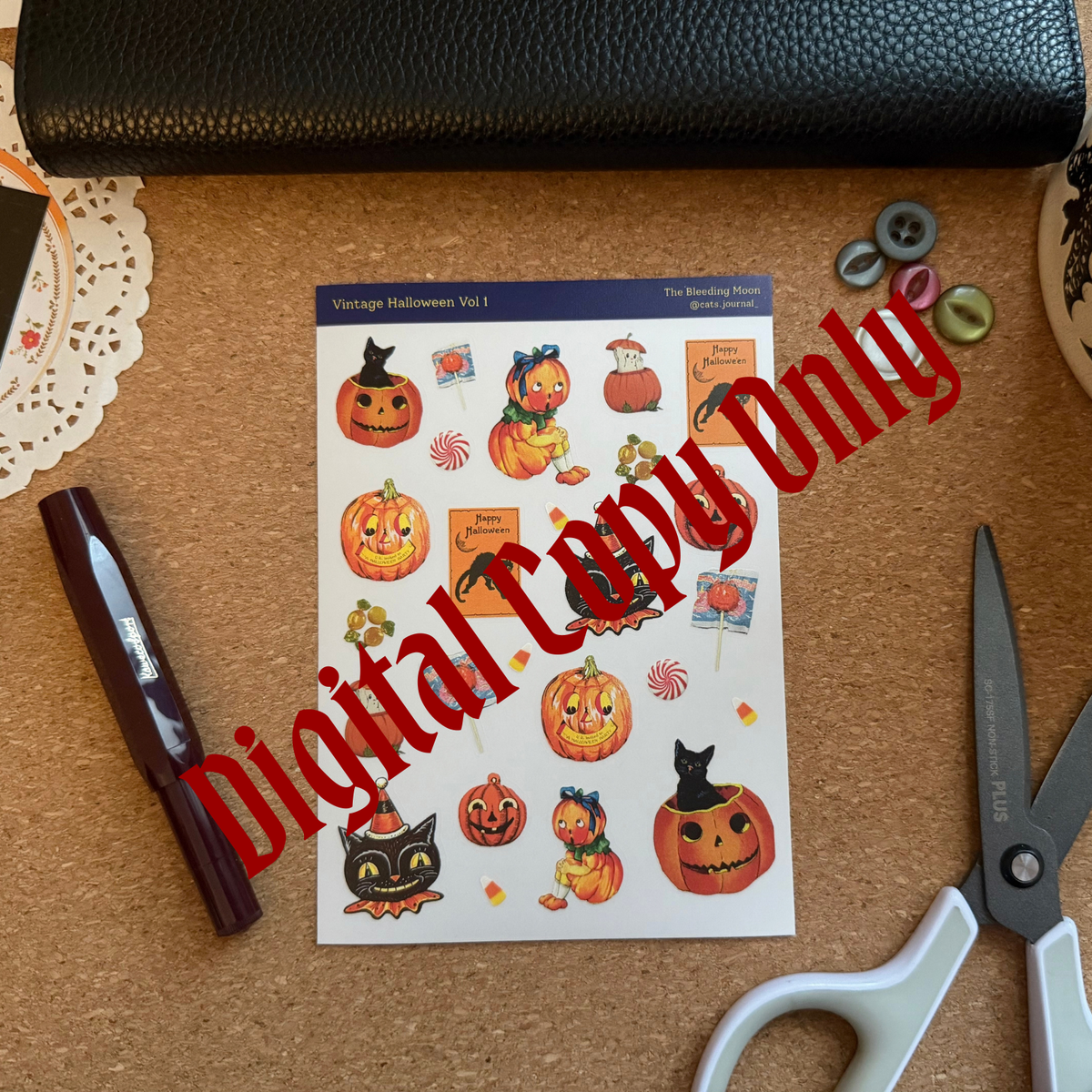 Vintage Halloween Vol 1 Digital 🖥️👻