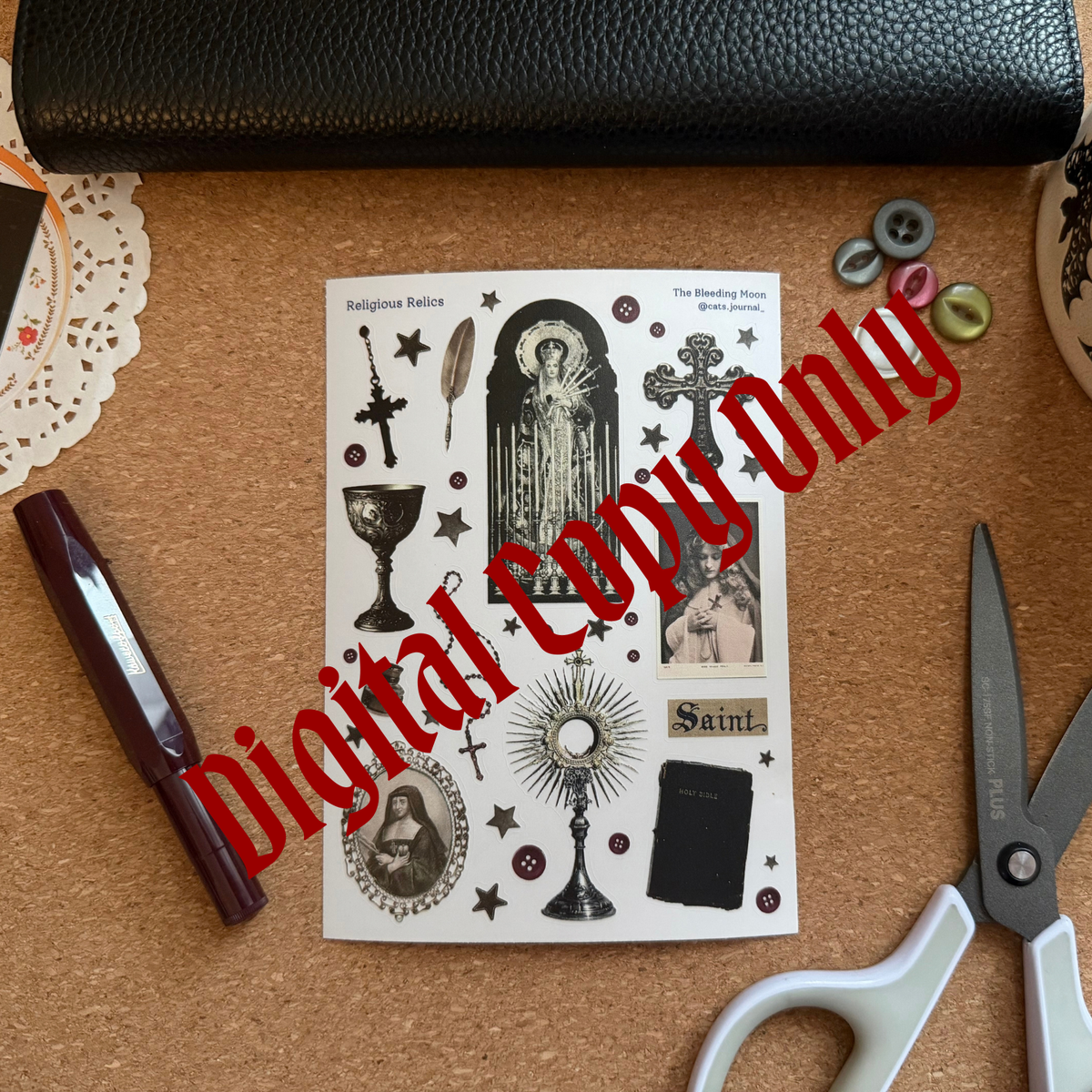 Religious Relics Stickers Digital 🖥️⚔️