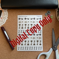 Vintage Keys Deco Stickers Digital🖥️🗝️
