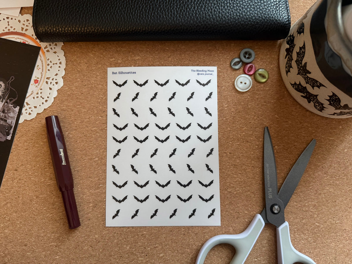 Bat Silhouettes Stickers ❤️‍🩹