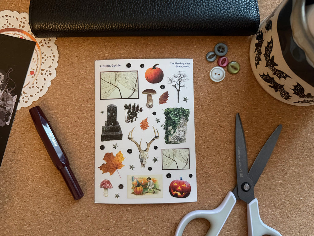 Autumn Gothic Stickers 🍁🖤