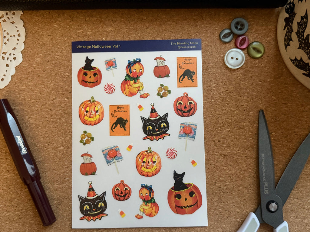 Vintage Halloween Vol 1 Stickers 👻