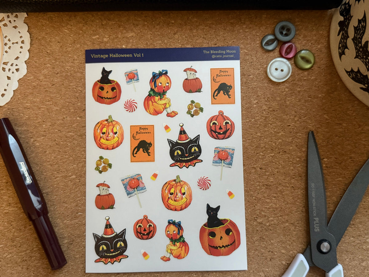 Vintage Halloween Vol 1 Stickers 👻