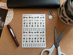 Vintage Keys Deco Stickers 🗝️