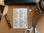Typewriter Days Of The Week Stickers 🗓️